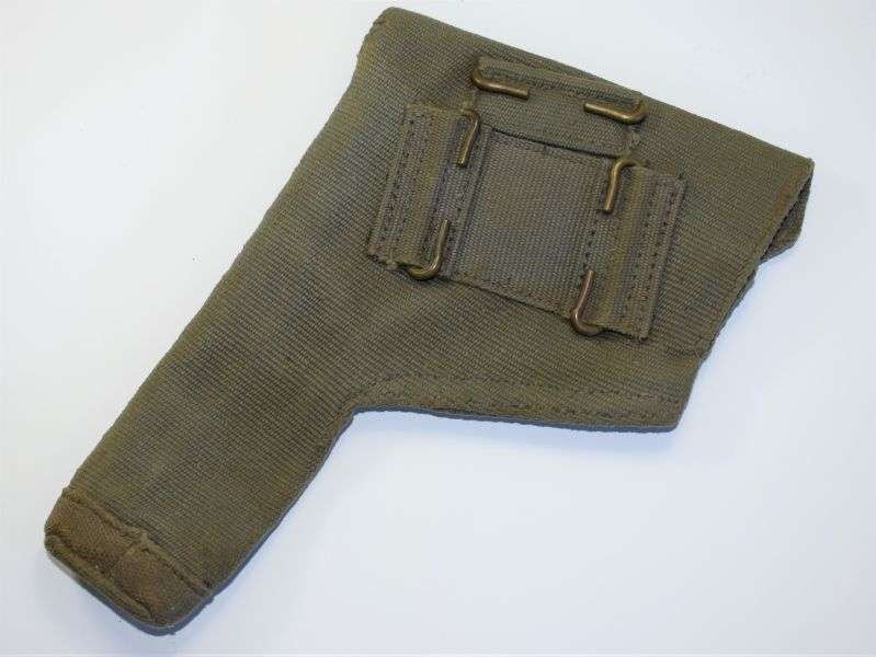 6) Post WW2 RAF Webbing Pistol Holster Dated 1951 — image 2