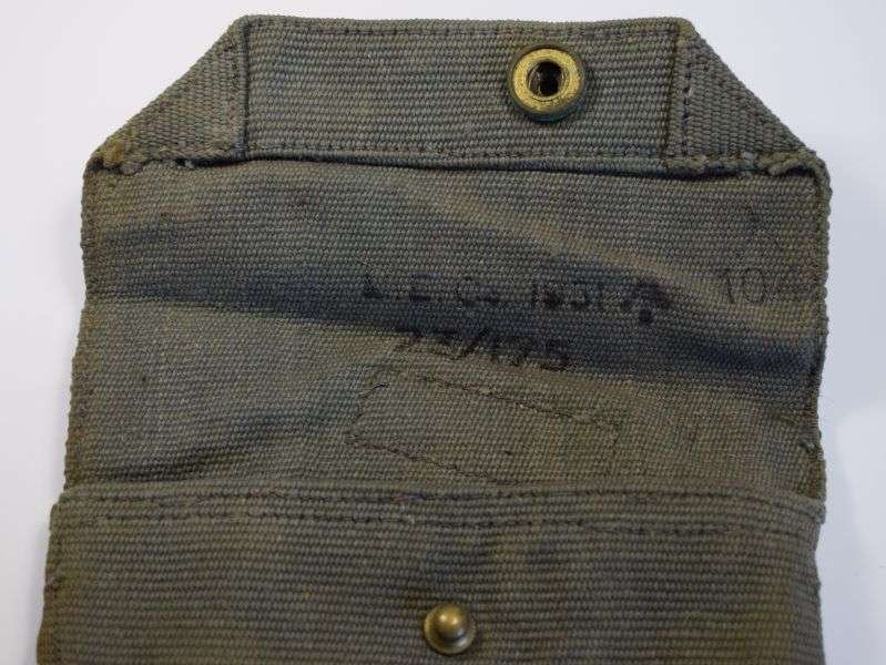 6) Post WW2 RAF Webbing Pistol Holster Dated 1951 — image 4