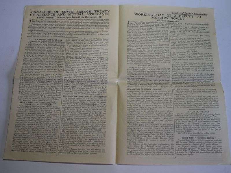 95) Original WW2 Soviet War News Paper December 11th 1944 — image 4