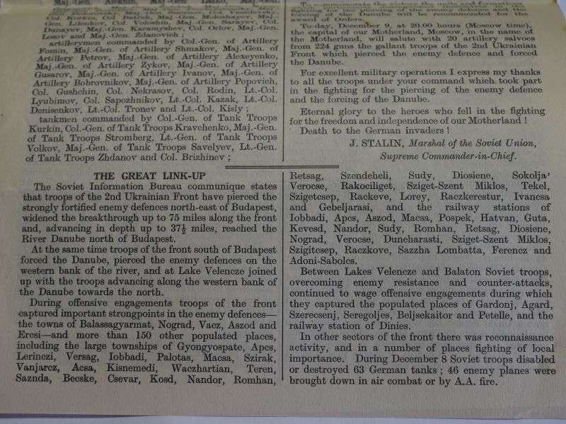 95) Original WW2 Soviet War News Paper December 11th 1944 — image 5