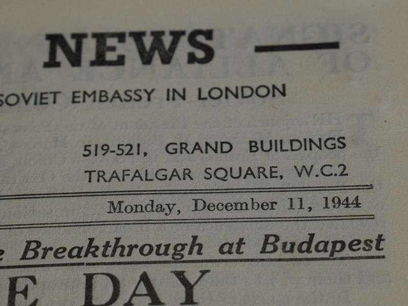 95) Original WW2 Soviet War News Paper December 11th 1944 — image 7
