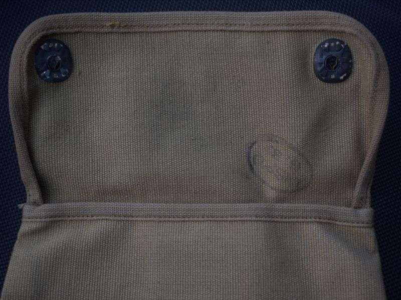 43) Original WW1 Company Leaders Large First Aid Pouch Dated 1918 — image 4