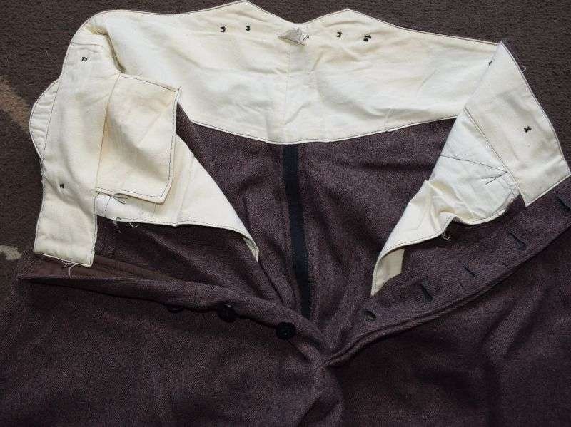 104) Excellent Original WW2 British Utility Made Jodhpurs CC41 Marked — image 7