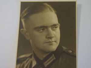 17) Excellent Original Portrait Photo of German Soldier in 1937