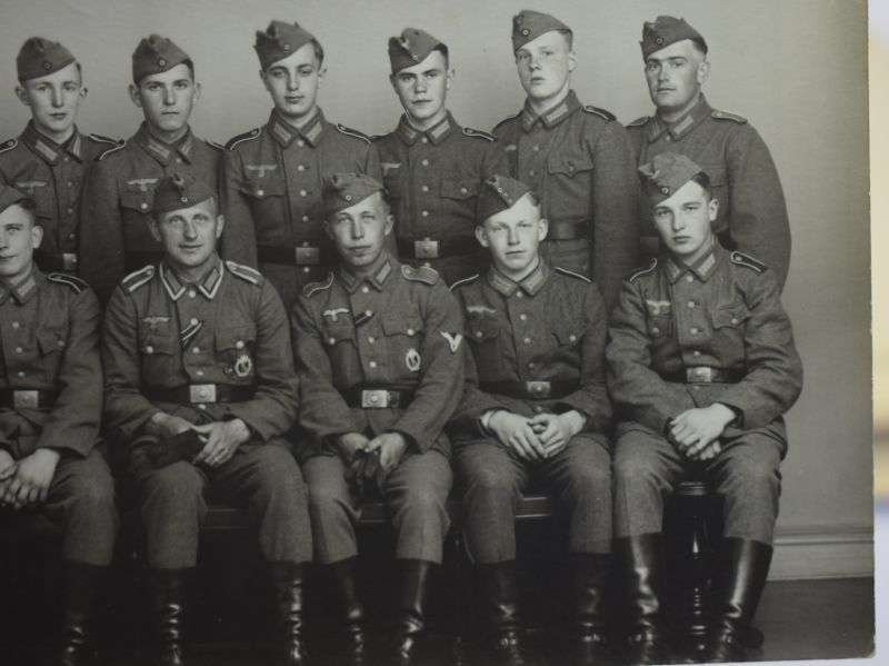 16) Original WW2 German Army Group Photo — image 4