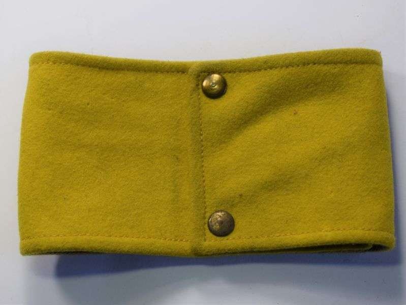 105) Unidentified WW2? British Military Armlet in Yellow — image 5