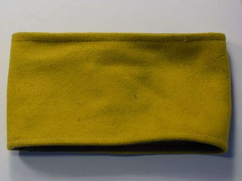 105) Unidentified WW2? British Military Armlet in Yellow — image 7