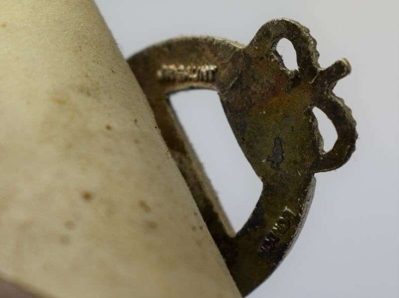 73) Unissued Cold War Civil Defence Instructors Badge on Original Card — image 2