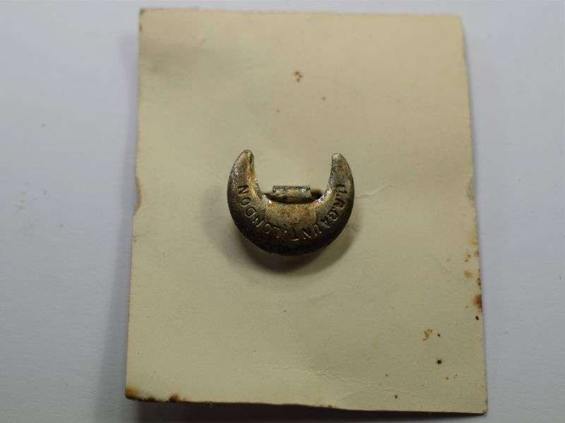 73) Unissued Cold War Civil Defence Instructors Badge on Original Card — image 4