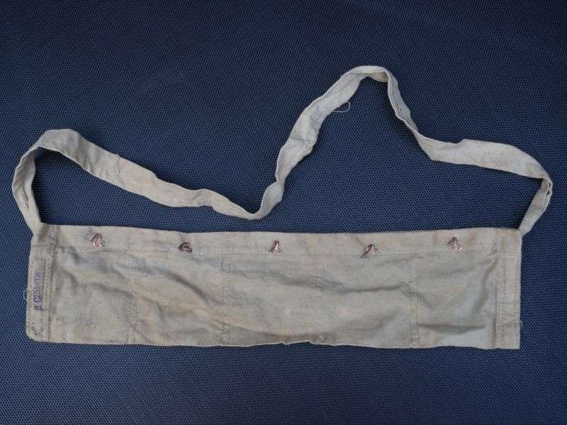 121) Original WW2 Australian Made 50 Round Cotton Bandolier — image 6