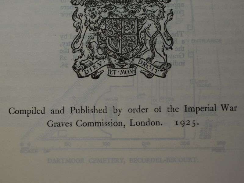58) Original 1925 War Graves of the British Empire Booklet France 188-189 — image 5