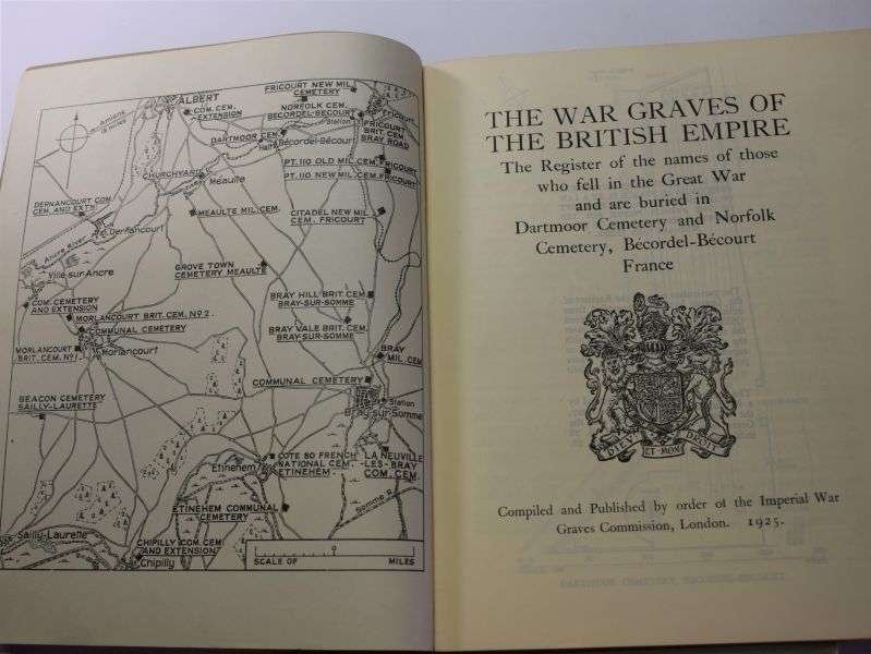 58) Original 1925 War Graves of the British Empire Booklet France 188-189 — image 7