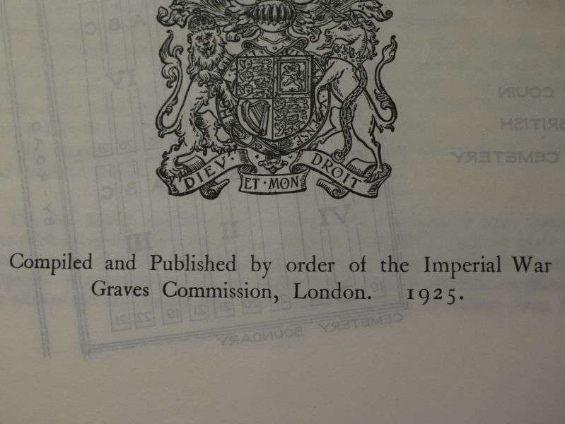 59) Original 1925 War Graves of the British Empire Booklet France 203-205 — image 5