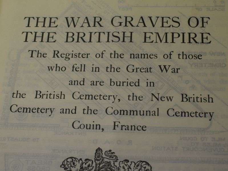 59) Original 1925 War Graves of the British Empire Booklet France 203-205 — image 6