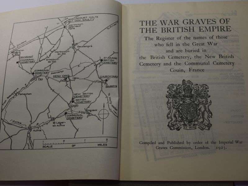 59) Original 1925 War Graves of the British Empire Booklet France 203-205 — image 7