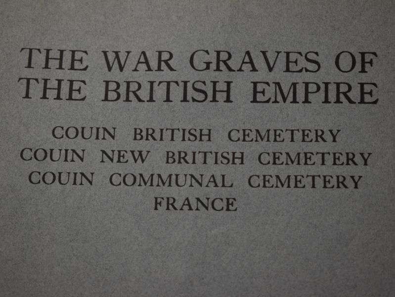 59) Original 1925 War Graves of the British Empire Booklet France 203-205 — image 9