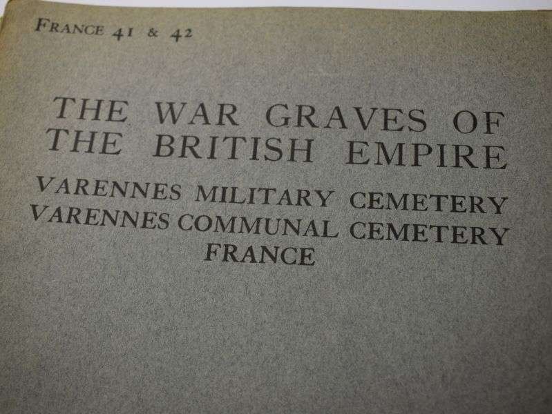 61) Original 1922 War Graves of the British Empire Booklet France 41-42 — image 12