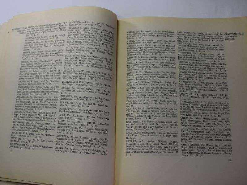 61) Original 1922 War Graves of the British Empire Booklet France 41-42 — image 5