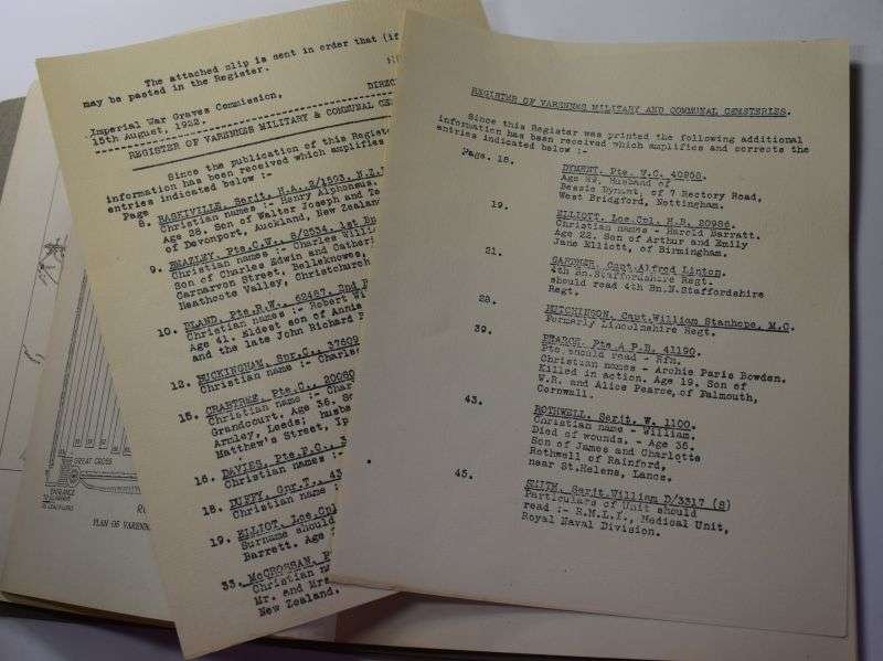 61) Original 1922 War Graves of the British Empire Booklet France 41-42 — image 7