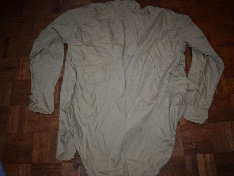 30) Good Clean 1950s-60s British Officers KD/Green Shirt — image 2