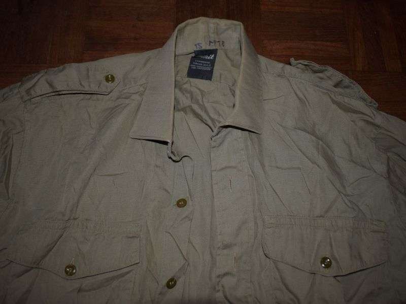 30) Good Clean 1950s-60s British Officers KD/Green Shirt — image 6