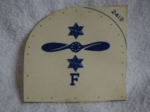 15) Vintage Fleet Air Arm Blue & White Printed Trade …