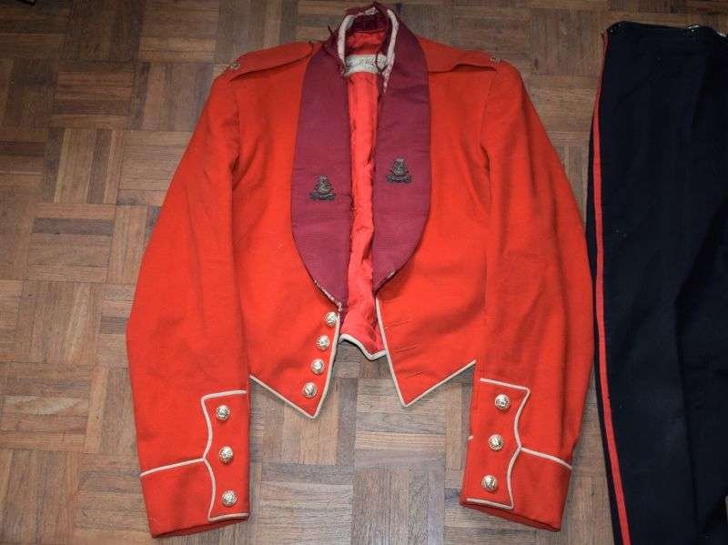 17) Early Post WW2 British Officers Mess Dress Jacket & Trousers DOW West Riding Regiment — image 3
