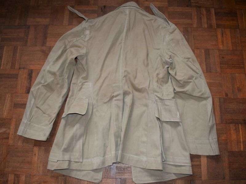 6) WW2 British Army Officers Khaki Drill 4 Pocket Jacket — image 2