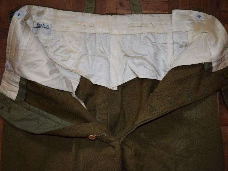 7) Post WW2 Officers SD Jacket & Trousers Duke of Wellingtons West Riding Regt — image 9