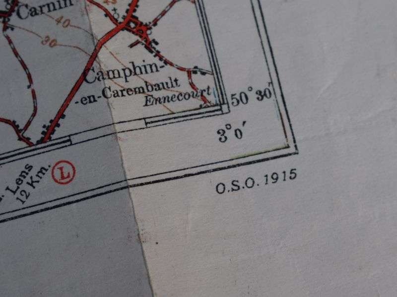 27) Good Used WW1 British Military Map Belgium Hazebrouck 5A Ypres, Poperinghe, Messines, Ploegsteert Etc — image 14