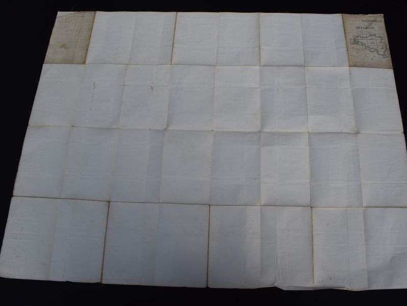 27) Good Used WW1 British Military Map Belgium Hazebrouck 5A Ypres, Poperinghe, Messines, Ploegsteert Etc — image 2