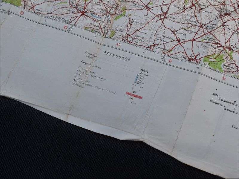 27) Good Used WW1 British Military Map Belgium Hazebrouck 5A Ypres, Poperinghe, Messines, Ploegsteert Etc — image 4