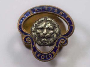 24) Vintage British Legion Enamelled Lapel Badge