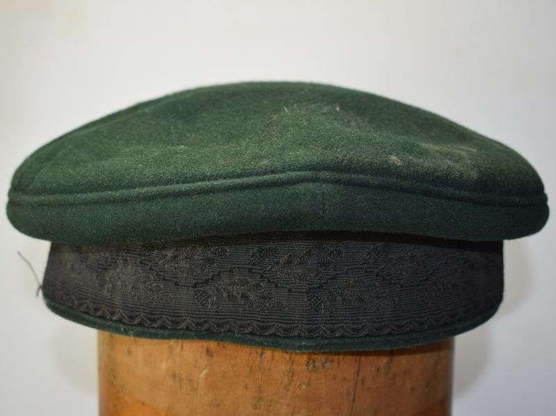 118) Original WW1 WW2 British Army Green Regimental Peaked cap — image 10