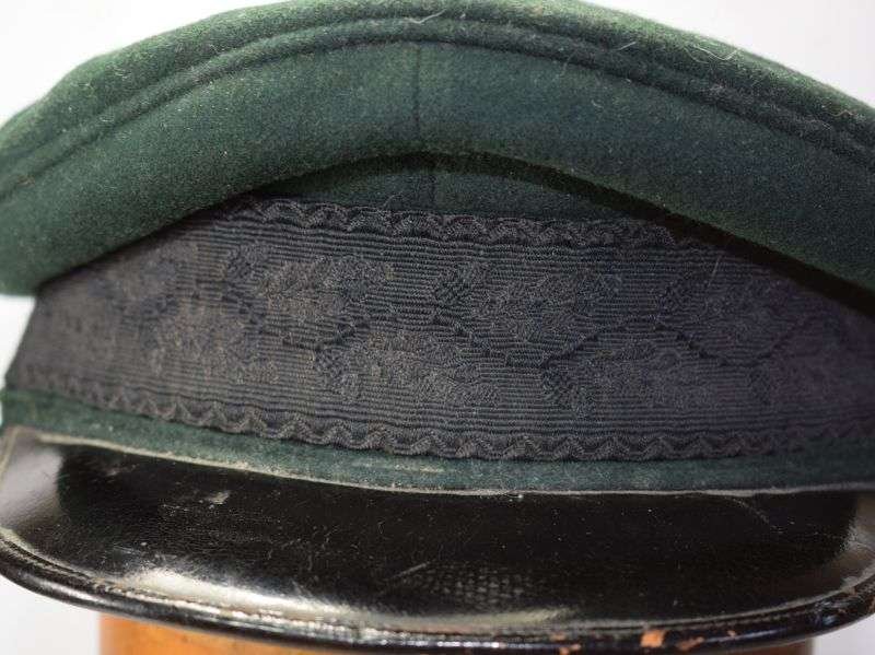 118) Original WW1 WW2 British Army Green Regimental Peaked cap — image 11