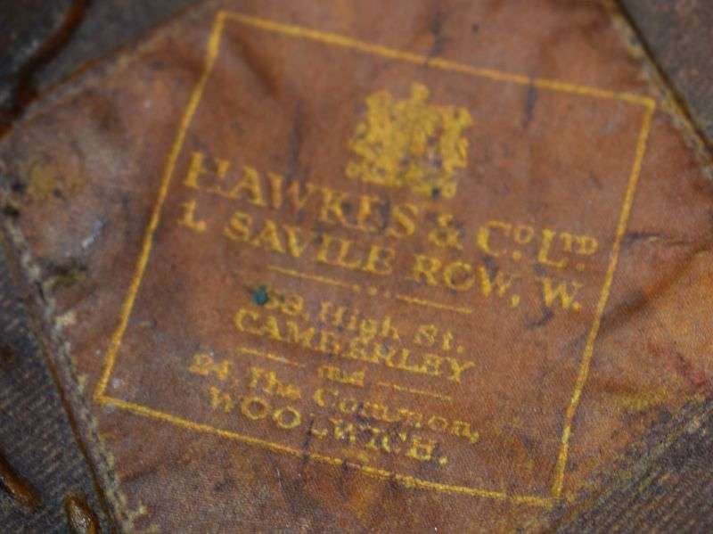 118) Original WW1 WW2 British Army Green Regimental Peaked cap — image 3