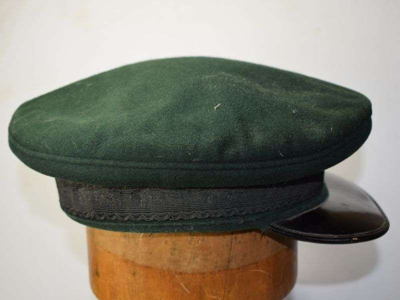 118) Original WW1 WW2 British Army Green Regimental Peaked cap — image 8
