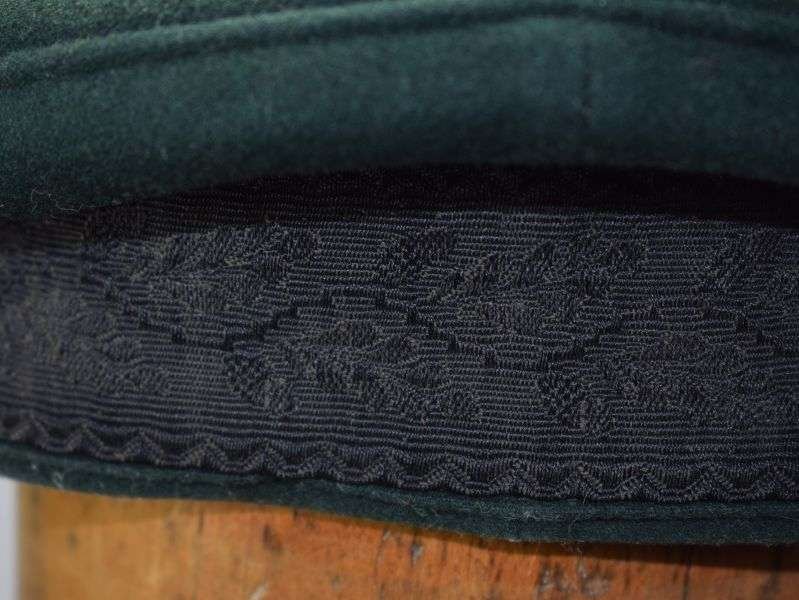 118) Original WW1 WW2 British Army Green Regimental Peaked cap — image 9