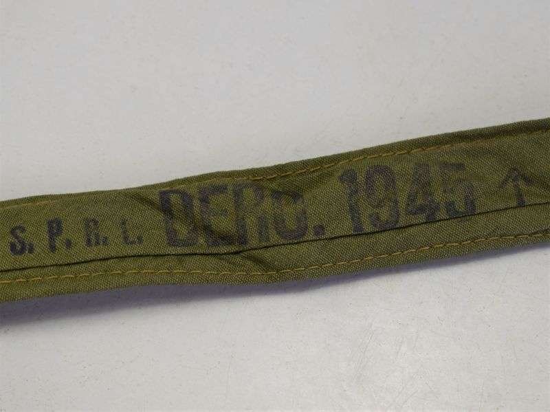 135) Mint Original WW2 British Army Issue Green Neck Tie Dated 1945 — image 3