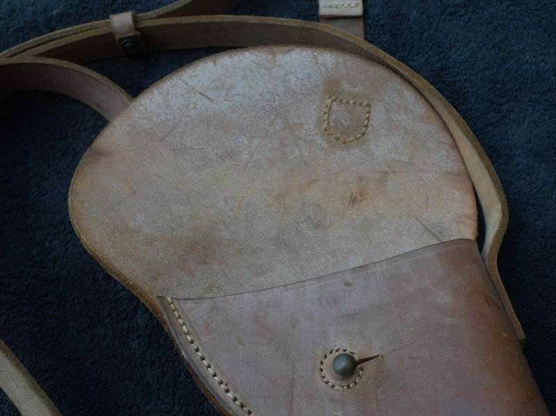 11) Near Mint Original WW1 WW2 British Army Flare Gun Holster — image 4