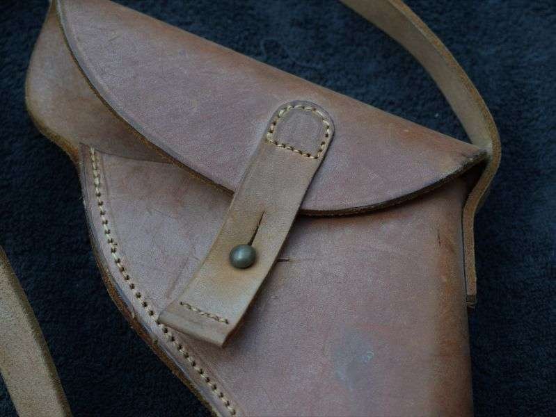 11) Near Mint Original WW1 WW2 British Army Flare Gun Holster — image 5