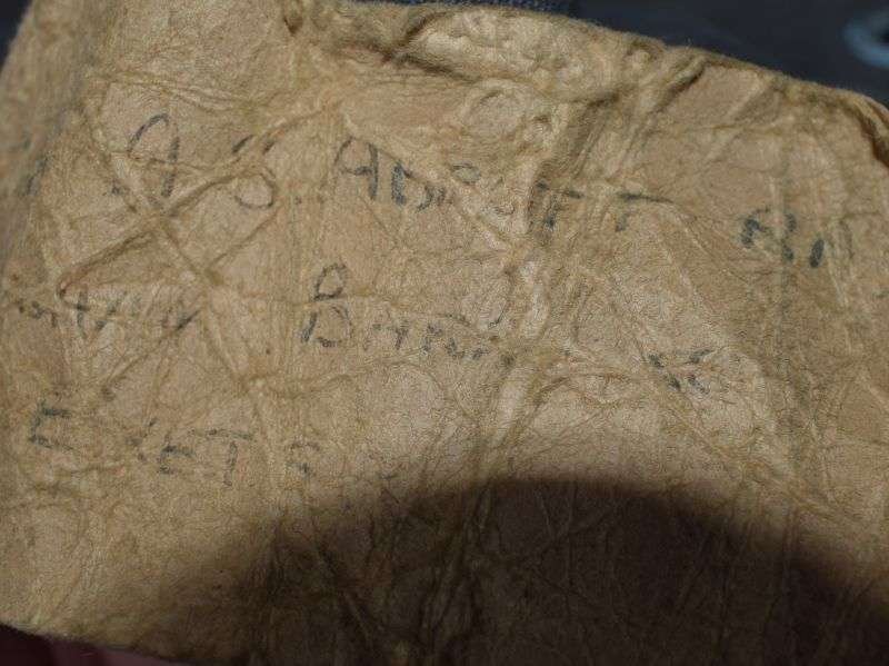 7) Nice 1939 Dated British Officers Kit Bag Capt Abbott RA, 36282 — image 5