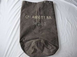 7) Nice 1939 Dated British Officers Kit Bag Capt Abbott …