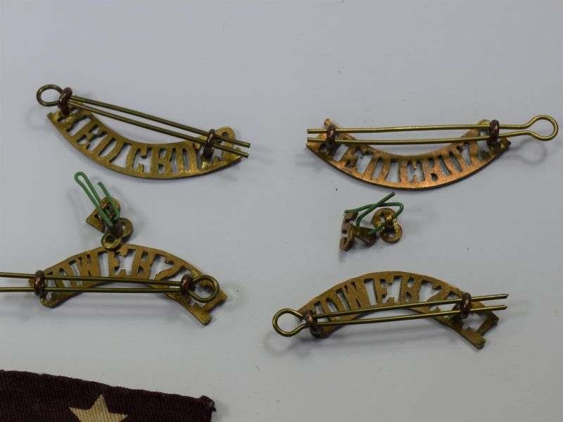 87) Original WW2 BRCS VAD Mobile Uniform Removed Badge Set Somerset 58. — image 7