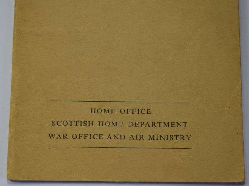 109) Original WW2 ARP Handbook No4 Decontamination of Materials 1938 — image 11