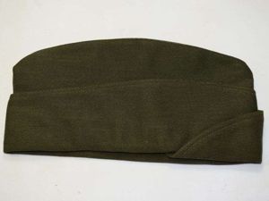 117)Good Clean WW2 ? US Army Issue Garrison Cap