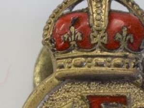 115) Good Original Early WW2 AFS Lapel Badge — image 3