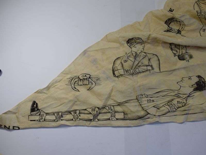 90) WW1 Era The St John Ambulance Association Triangular Bandage — image 8