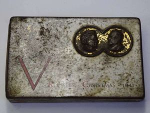 41) Original WW2 South African Forces Cigarette Gift Tin Christmas …
