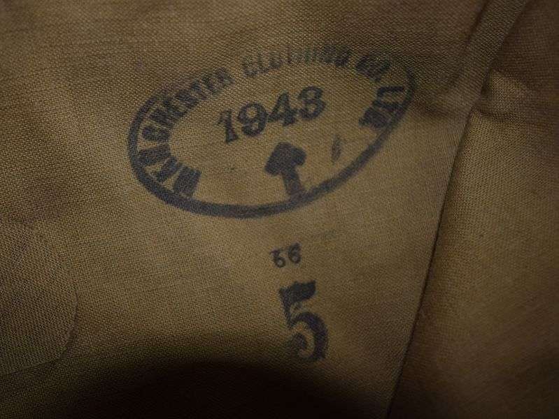 9) Original WW2 British Army Issue DR Waterproof Leggings Size 5, 1943 — image 2